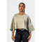 Футболка Nebbia Oversized Cropped Tee JUST FLOW Light Green 431
