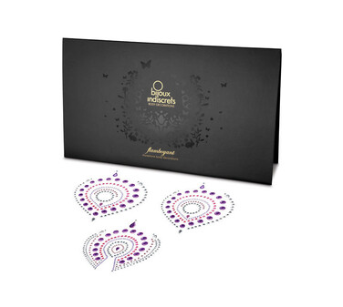 Прикраси для грудей та бікіні FLAMBOYANT зі стразами рожево-фіолетовий