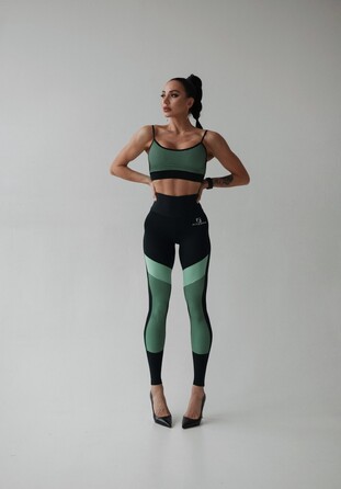 Жіночий топ Fitzona Flourescent Green Top With Fishnet