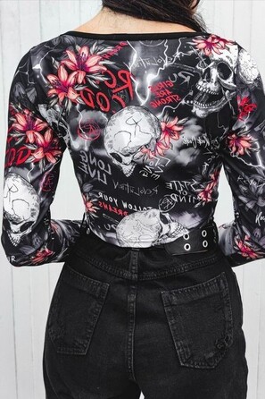 Топ Rock Code Blusa Cropped Shiver