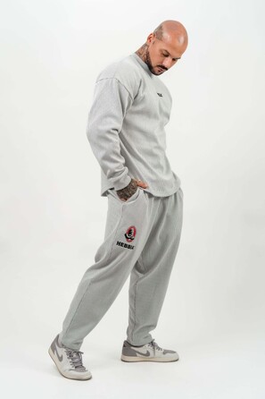 Штани Nebbia Oversized Sweatpants SIGNATURE Light Grey 702