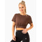 Топ Level Up Cropped T-Shirt - Chocolate
