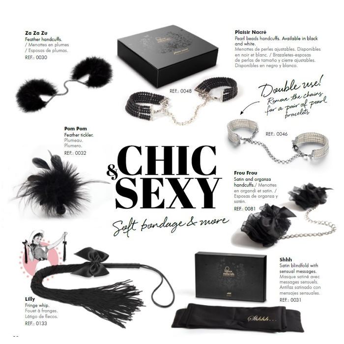 Атласные ленты-наручники Silky Sensual Bijoux Indiscrets