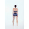 TRUE shorts Blue graphite silk_ синій графітовий шовк