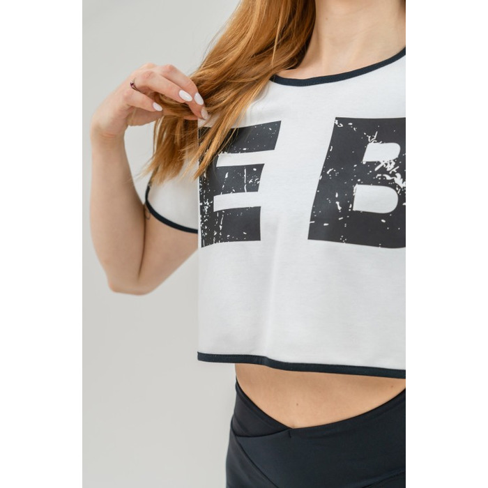 Топ Nebbia Oversized crop top GAME ON White 610