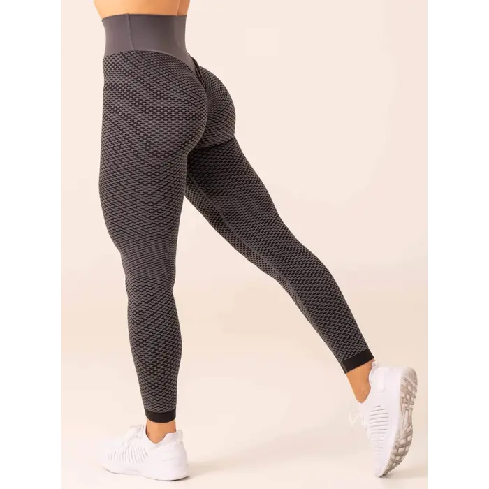 Леггинсы Ryderwear Honeycomb Scrunch Seamless Leggings - Charcoal