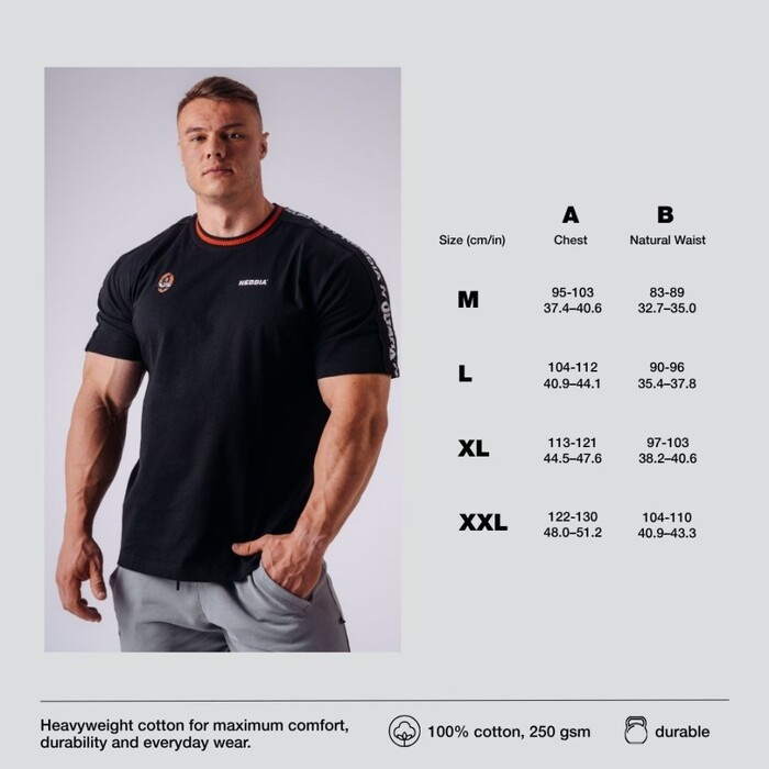 Футболка NEBBIA x Olympia Muscle Cover T-Shirt Light Grey 942