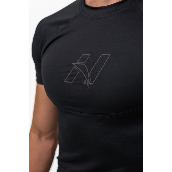 Футболка Nebbia Workout Compression T-shirt Endurance Black 346