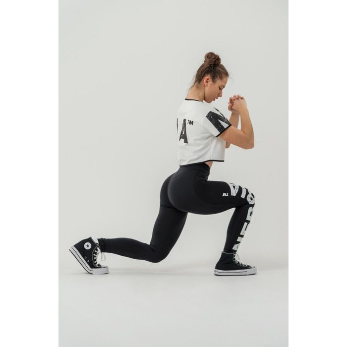 Легінси Nebbia High waisted gym leggings GLUTE CHECK Black 613