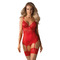 Корсет із підв'язками для панчохи Obsessive Lovica corset XXL