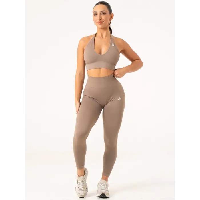 Леггинсы Ryderwear Lift BBL Scrunch Seamless Leggings - Deep Taupe