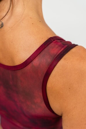 Топ Medium-Support Mesh Sports Bra IMPACT Red 478