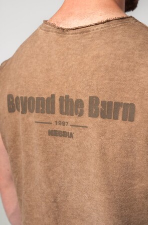 Безрукавка Nebbia Washed-off Tank Top BEASTIN' Light Brown 361