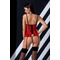 Корсет із відкритими грудьми S/M червоний CHERRY CORSET - Passion