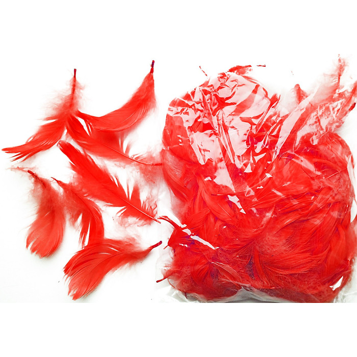 Декоративные перья Obsessive 'Take me to bed!' bed feathers - Red