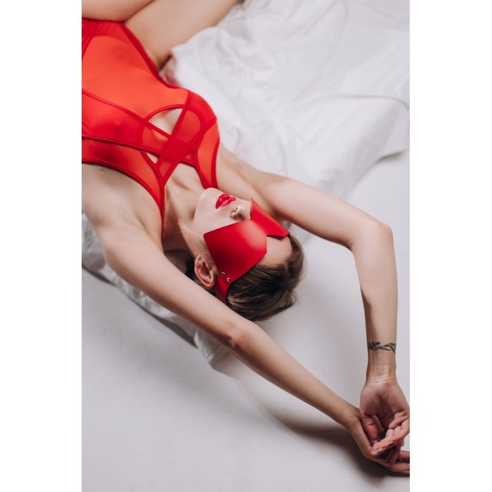 Маска на глаза MD3 RED полиуретан