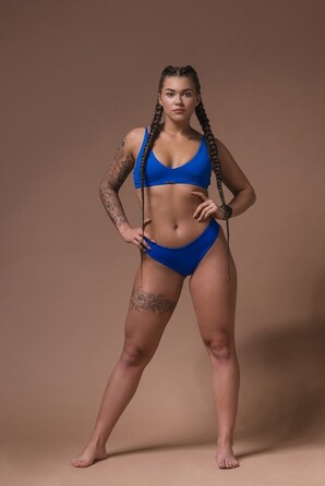 КУПАЛЬНІ ТРУСИКИ CLASSIC BRAZIL BIKINI BOTTOM BLUE 454
