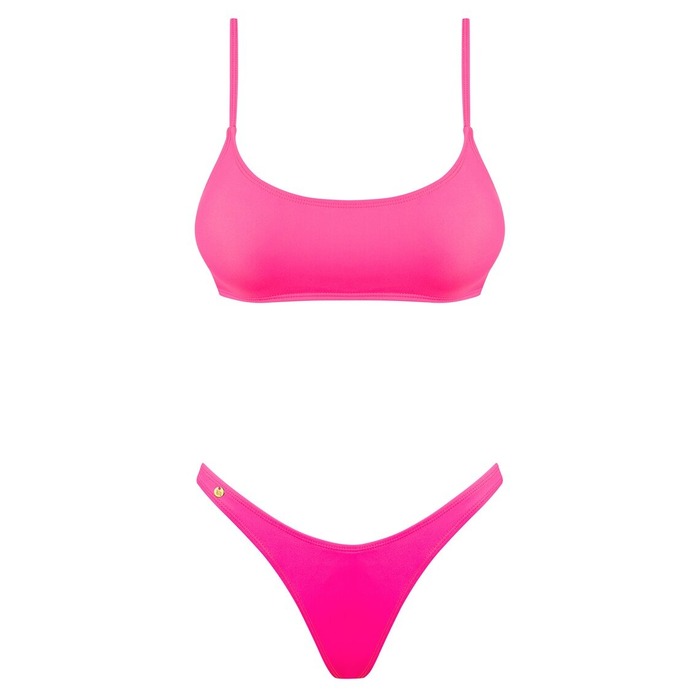 Купальник бикини Obsessive Mexico Beach неоново-розовый, S