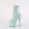 Ботинки Pleaser Adore-1020SDG *Каблук 7 дюймов, 2 3/4 дюйма, шнуровка спереди, боковая молния, синие