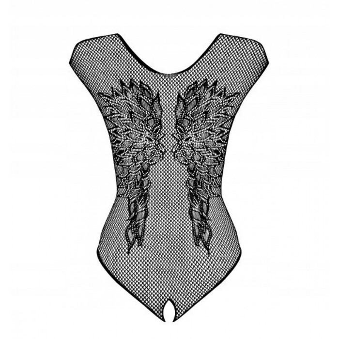 Боді ObsessiveB112 teddy black S/M/L