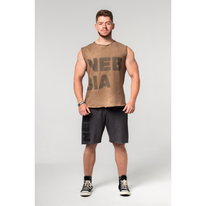 Безрукавка Nebbia Washed-off Tank Top BEASTIN' Light Brown 361
