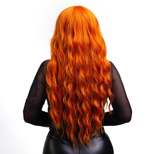 Перука довга кучерява Fetish Hair руда, 65 см