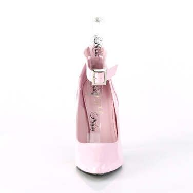 Туфлі-човники Seduce-431 на 5-дюймовому підборі з ремінцем на щиколотці, кольору ніжно-рожевого