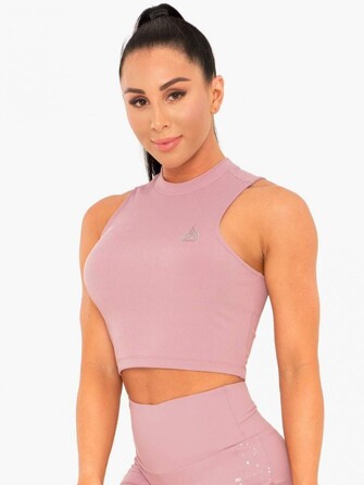 Майка RW Ribbed Cropped Tank Mauve