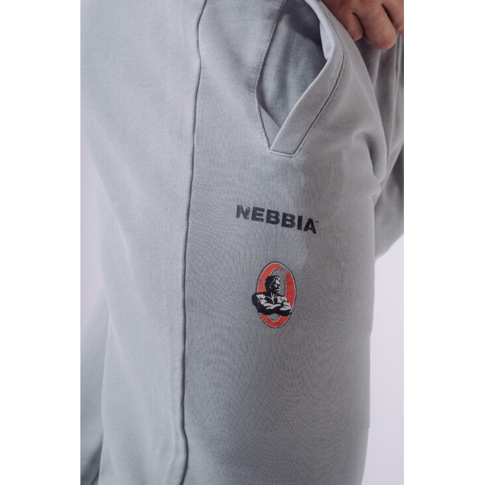 Штани NEBBIA x Olympia Classic Sweatpants Light Grey 955