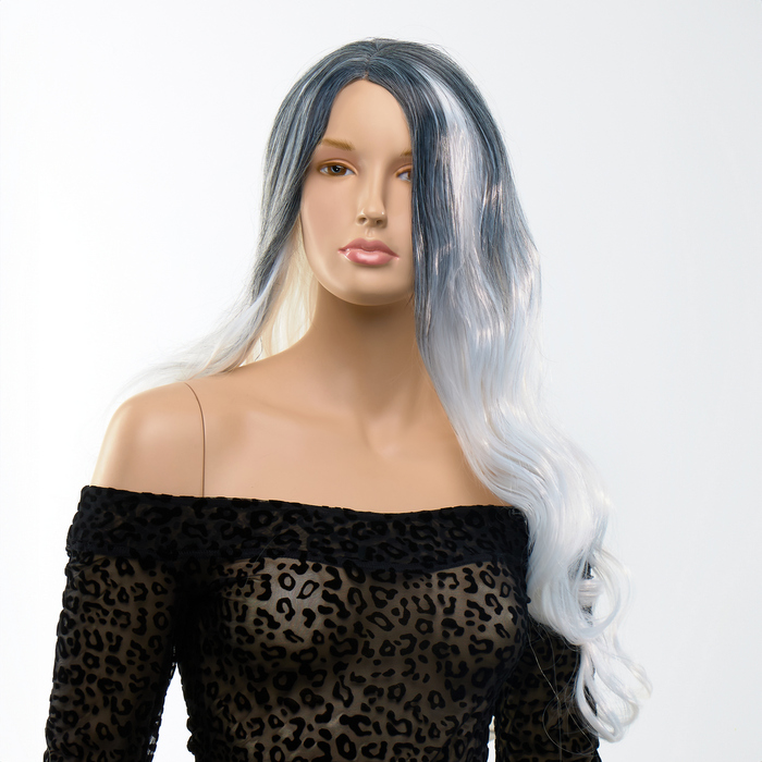 Перука довга хвиляста Fetish Hair балаяж блонд, 65 см