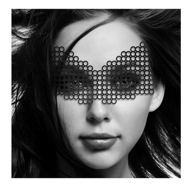 Маска самоклеюча вінілова Bijoux Indiscrets чорна