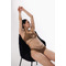 Шорты Freya для Pole Dance, Exotic и сценических выступлений с двойными ремешками — капучино
