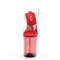 Босоножки Pleaser Flamingo-808T, каблук 8 дюймов, тонированный ремешок на щиколотке 4 дюйма, прозрачный/красный