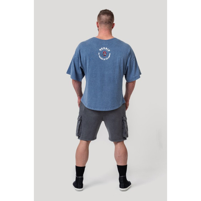 Футболка Nebbia Washed Rag Top GOLDEN AGE Blue 788