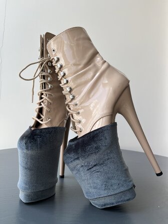 Захисти для Взуття Velvet для Pole Dance Heels Захист та Елегантний Вигляд - сірий
