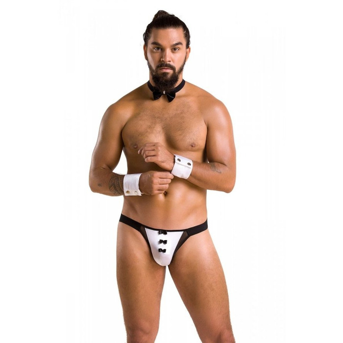 Труси чоловічі Passion 036 SET ALFRED black S/M