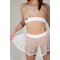 Dance Light Skirt-Shorts – Легкі шорти-спідниця для pole dance, heels та сценічних виступів - білий