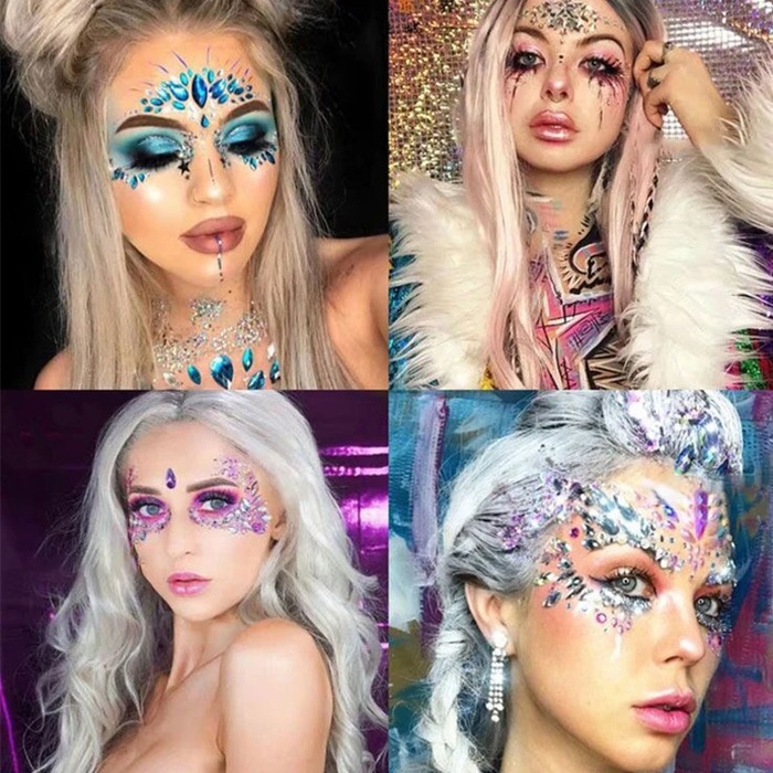 Самоклеящиеся украшения для лица и тела Leg Avenue Dahlia face jewels sticker