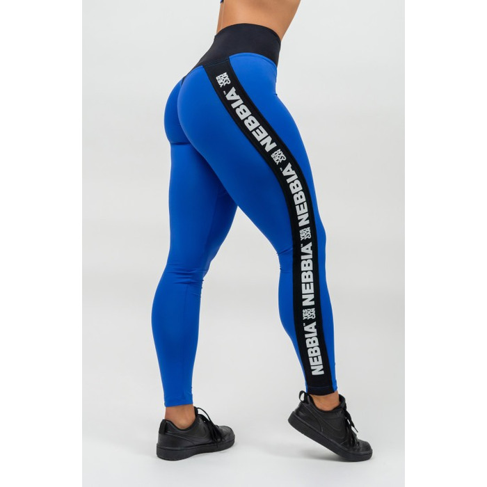 Легінси Nebbia High Waisted Side Stripe Leggings Iconic Blue 209