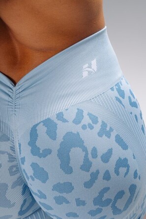 Шорти Nebbia Push-Up Compression Leopard Shorts PRIMAL Blue Leopard 856