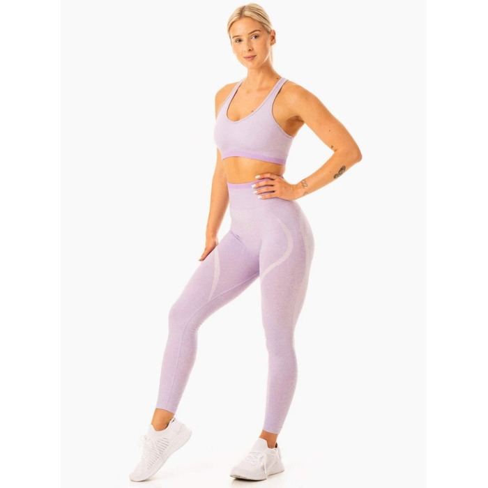 Леггинсы Excel Seamless High Waisted Leggings - Lavender Marl