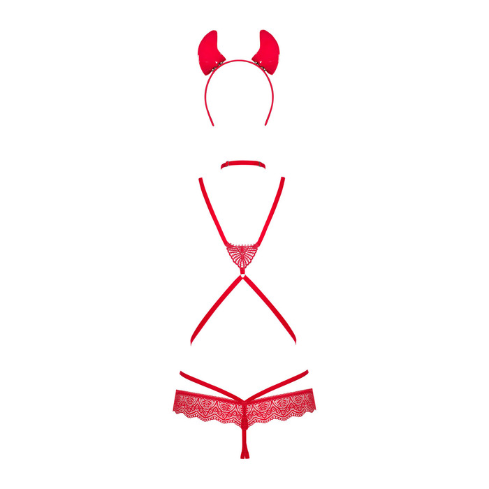 Боди Obsessive Evilia body S/M