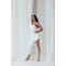 Плаття Fitzona WHITE DRESS WITH NECK DETAIL AND ZIPPER