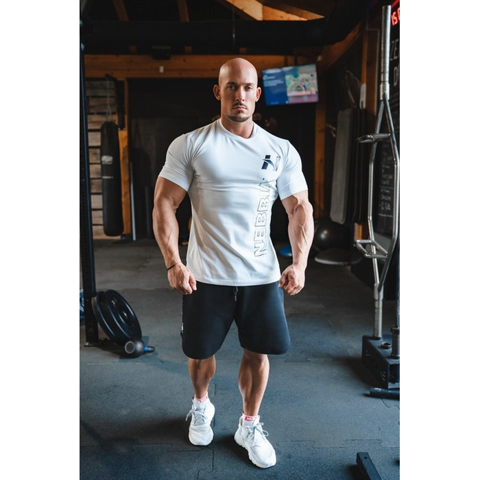 ФУТБОЛКА VERTICAL LOGO NEBBIA T-SHIRT WHITE 293