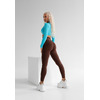 ЛЕГІНСИ BROWN LEGGINGS WITH DETAIL ON THE BACK