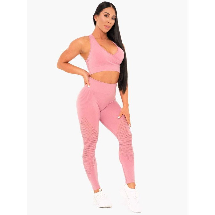 Леггинсы Ryderwear Geo Seamless High Waisted Leggings Pink