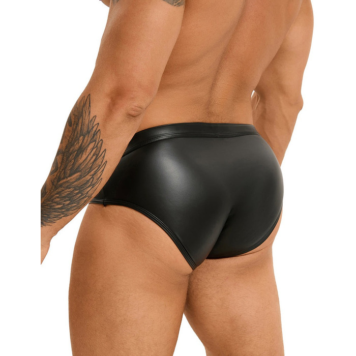 Сексуальні чоловічі труси Star Night із заклепками, чорні, M