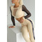 ЛЕГІНСИ BEIGE LEGGINGS WITH CUSTOM ELASTIC
