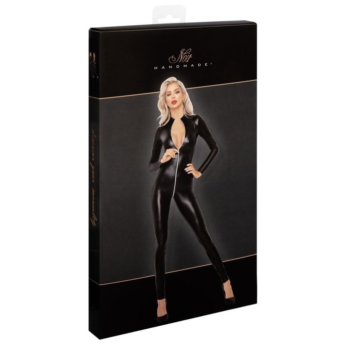 Комбінезон вініловий із змійкою Noir Handmade Powerwetlook Overall F293 рахзмер M