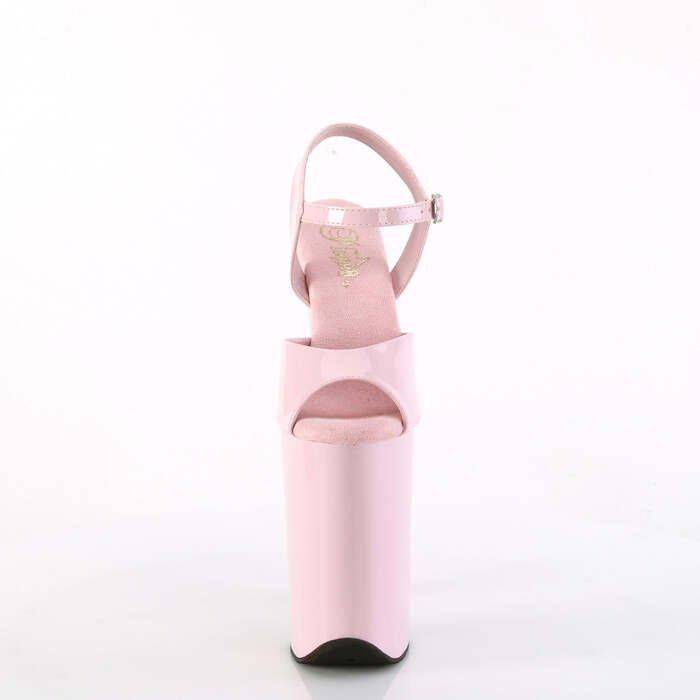 Босоніжки Infinity-909 на підборах 9 дюймів, босоніжки з ремінцем на щиколотці 5 1/4 дюйма, рожеві